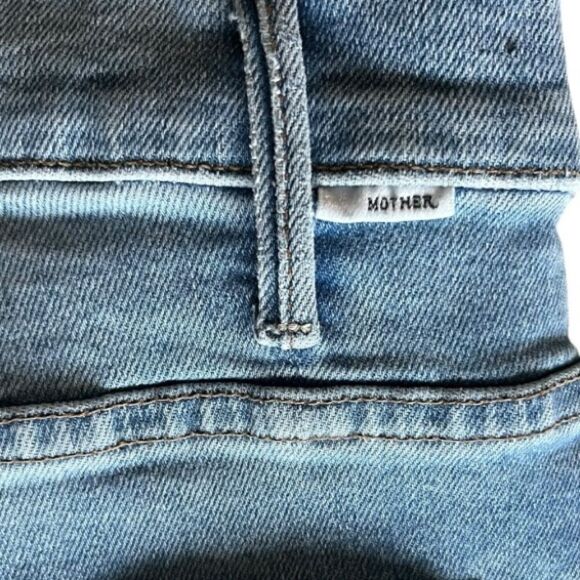 NWT- MOTHER The hustler ankle fray jeans thrilling shots - Picture 9 of 13